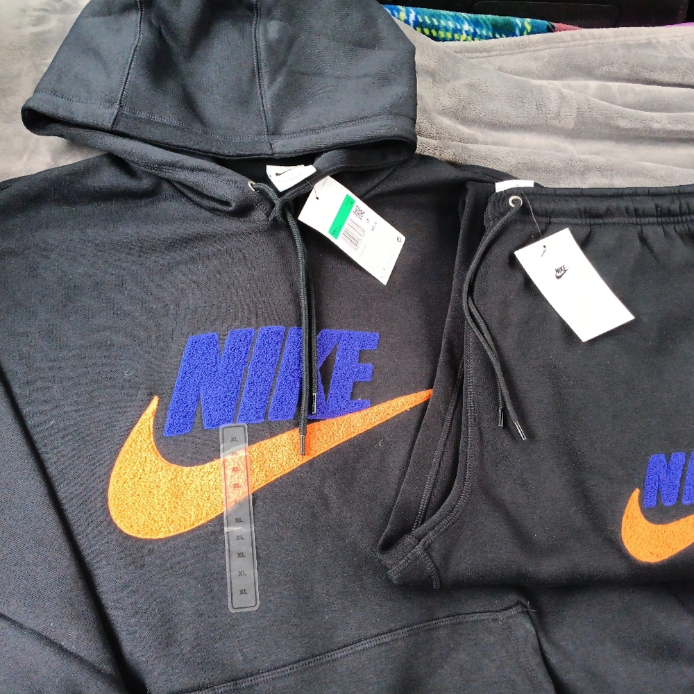 Nike XL sweater and matching LG sweatpants